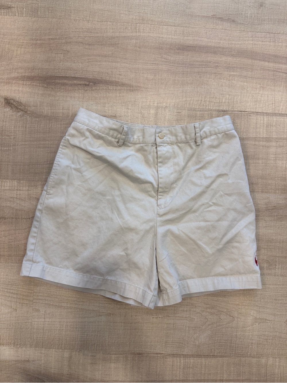 Ralph Lauren Sport Khaki Chino Shorts Women’s Cotton Preppy Pony Logo Classic